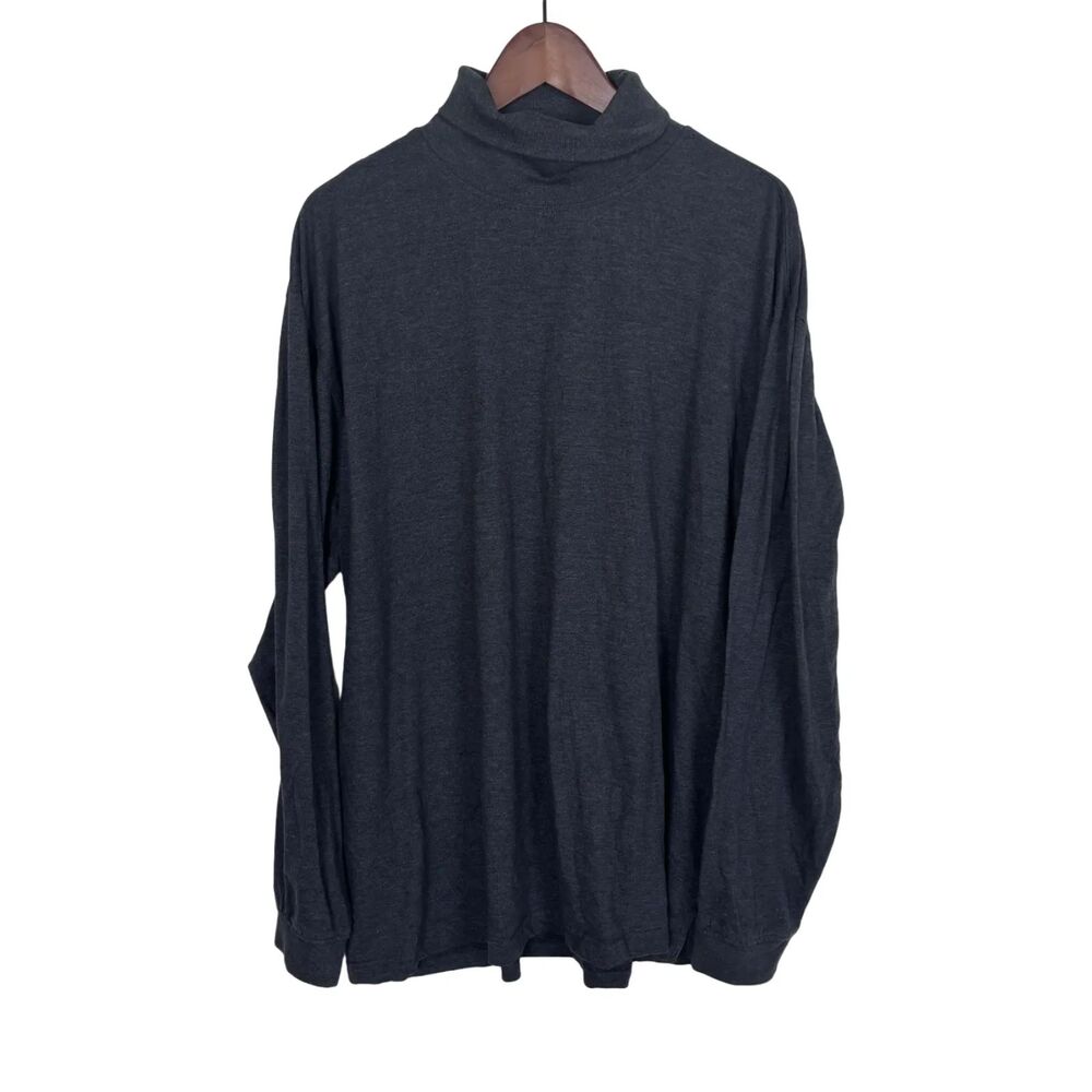 Architect Gray Turtleneck Long Sleeve Shirt Men's XL